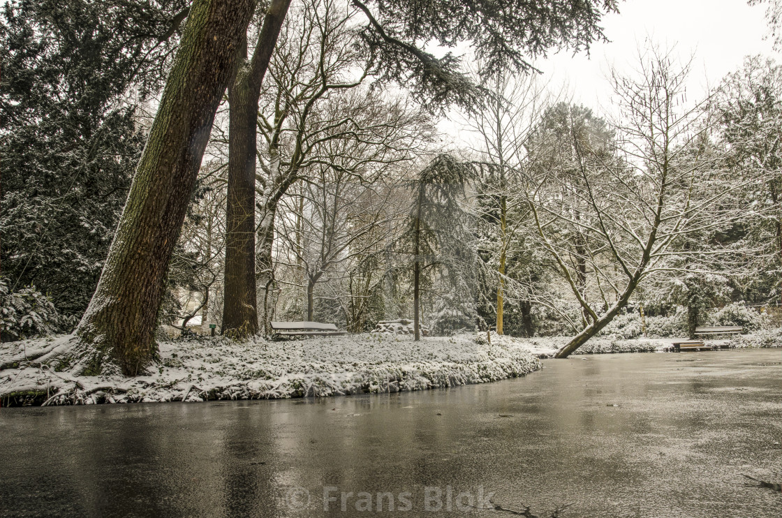 "Winter in Schoonoord Park" by Frans Blok - $15.41 "Winter in Schoonoord Park" stock image