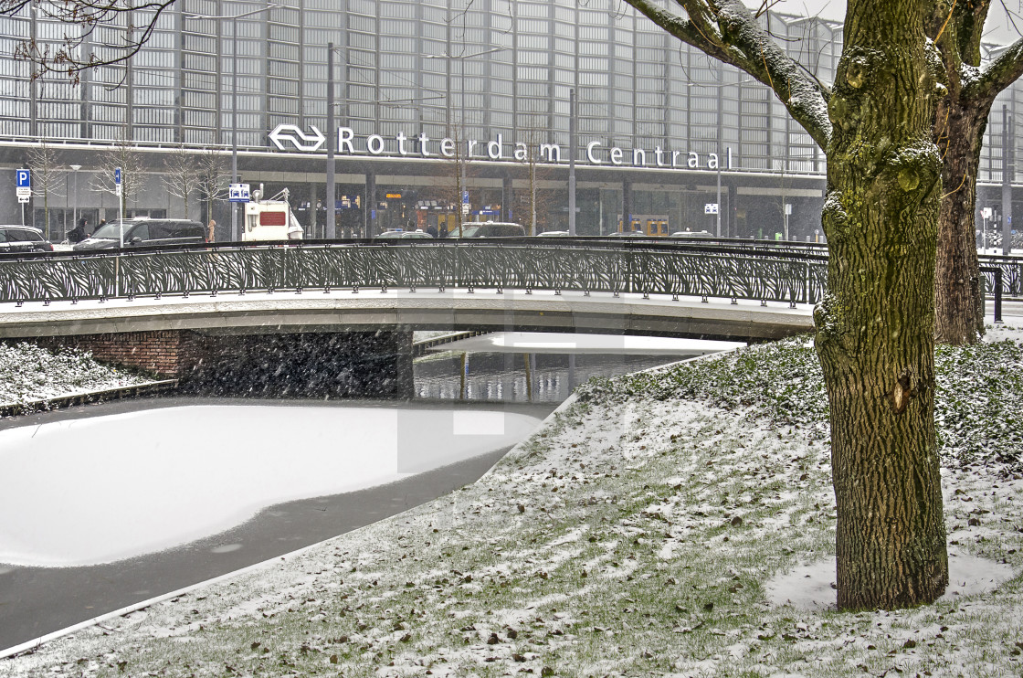 "Bridge to the central station" by Frans Blok - $15.41 "Bridge to the central station" stock image