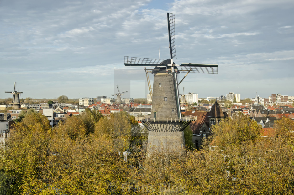 "The windmills of Schiedam" by Frans Blok - $15.41 "The windmills of Schiedam" stock image