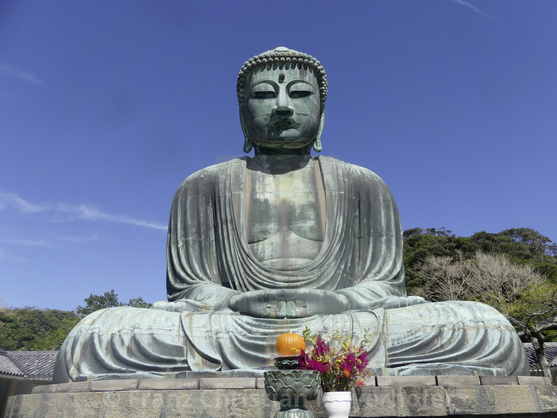 "Kotoku-in Buddha" by Franz Christian Mayerhofer - $34.00 "Kotoku-in Buddha" stock image