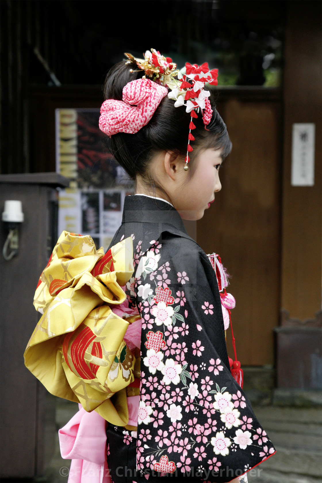 "Young Japanese Girl" by Franz Christian Mayerhofer - $34.00 "Young Japanese Girl" stock image