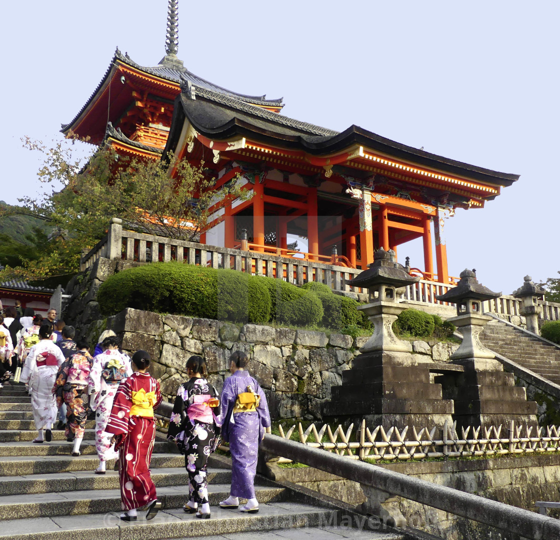 "Kiyomizu-dera Tempel" by Franz Christian Mayerhofer - $34.00 "Kiyomizu-dera Tempel" stock image