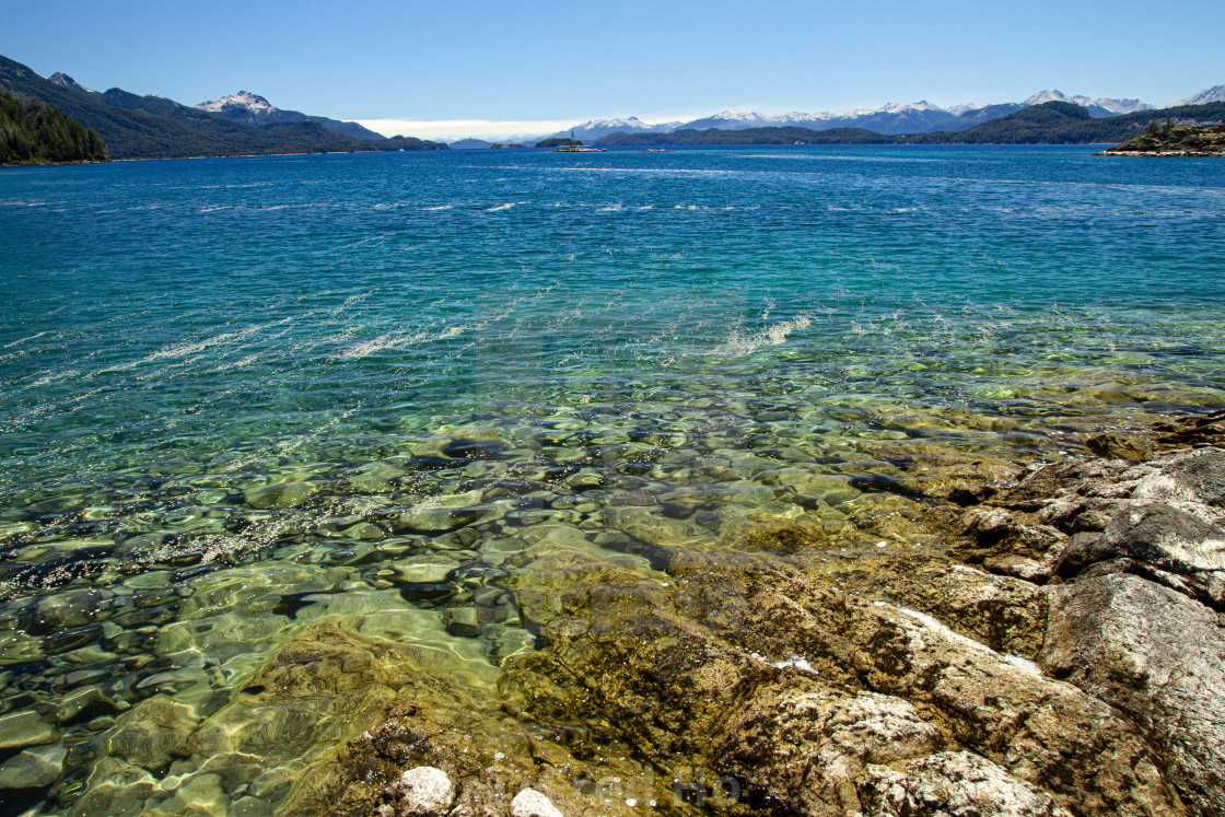 "Lakes landscape in Bariloche, Patagonia region in Argentina." stock image