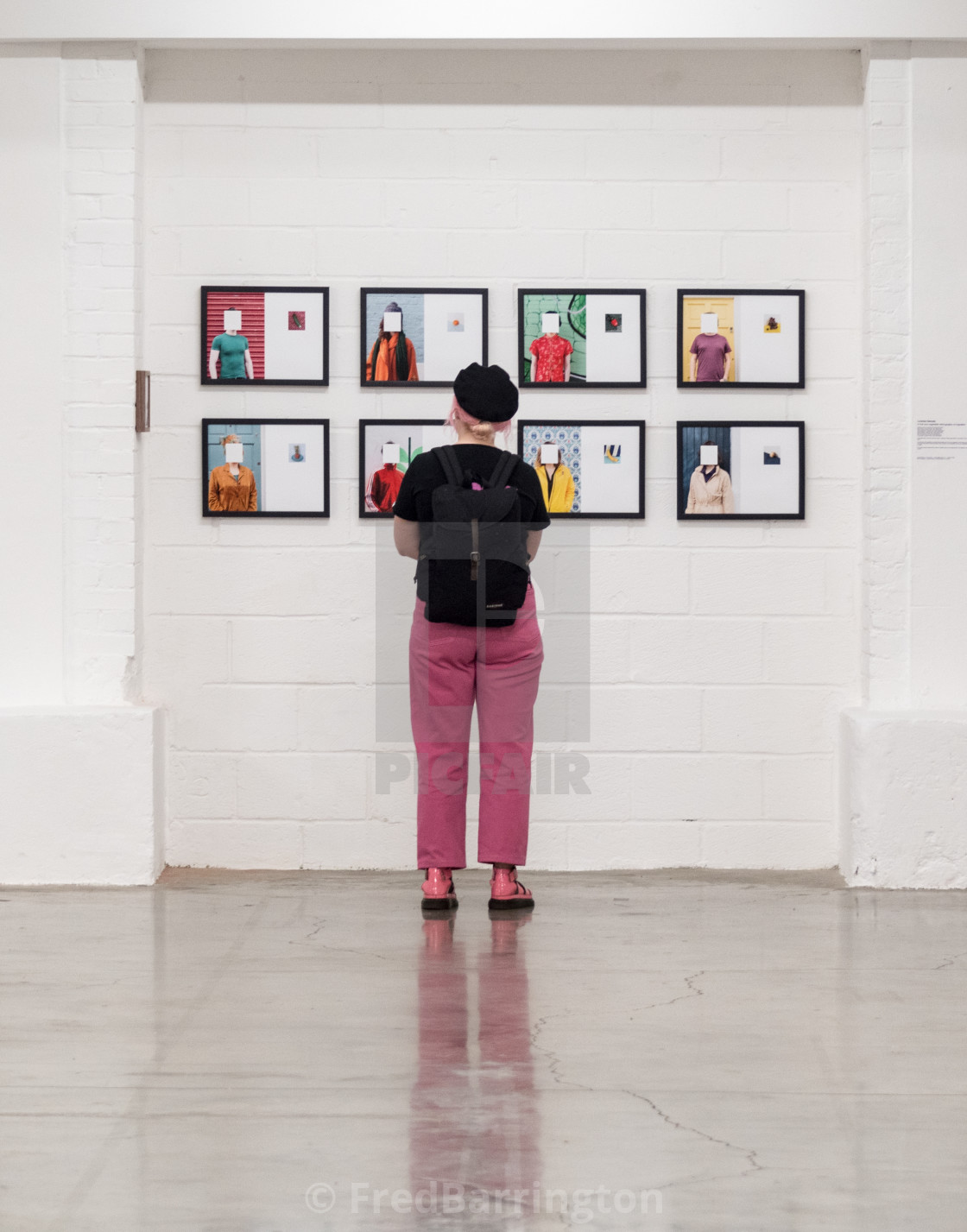 "Photoblock Exhibition" stock image