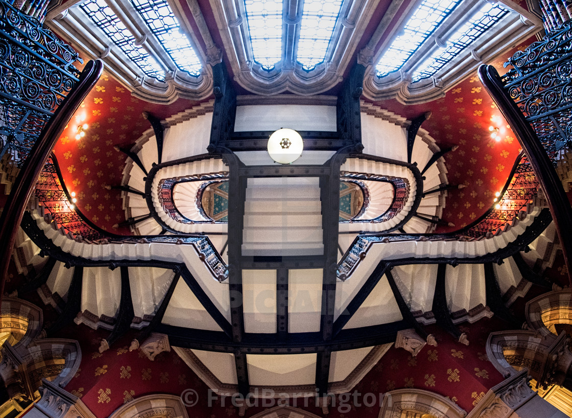 "The Staircase Monster at The Renaissance Hotel" stock image