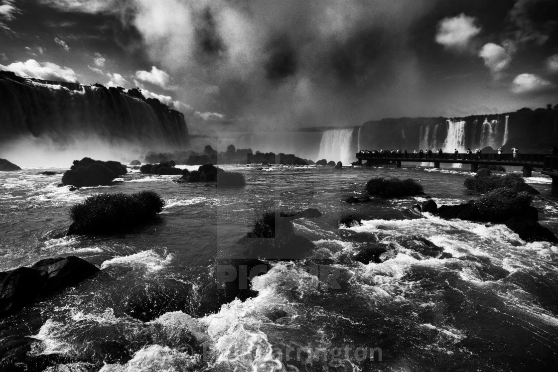 "Water Power - Iguazu Falls" stock image