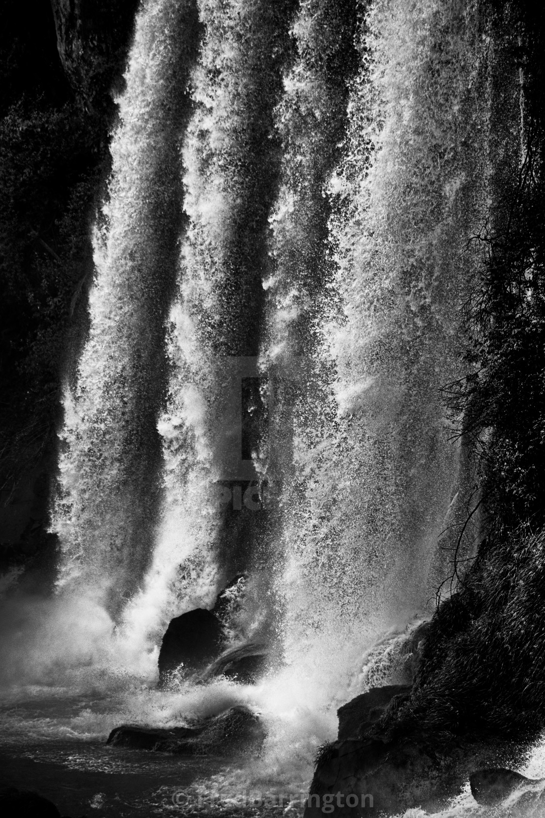 "Water Power - Iguazu Falls" stock image