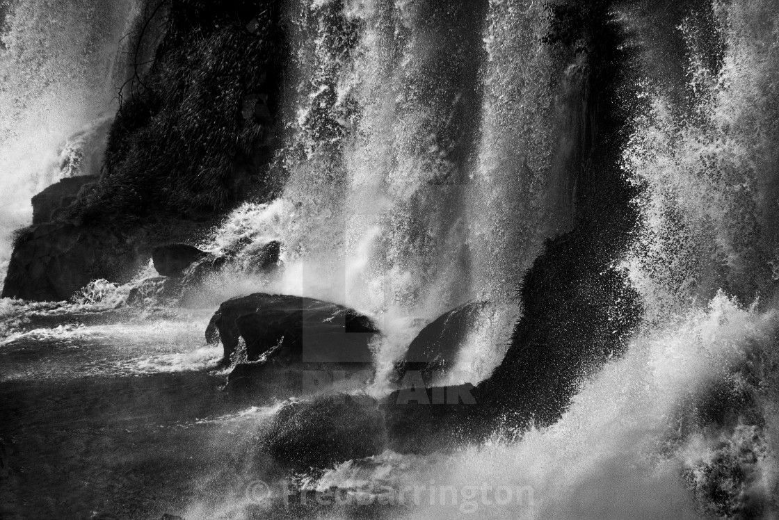 "Water Power - Iguazu Falls" stock image