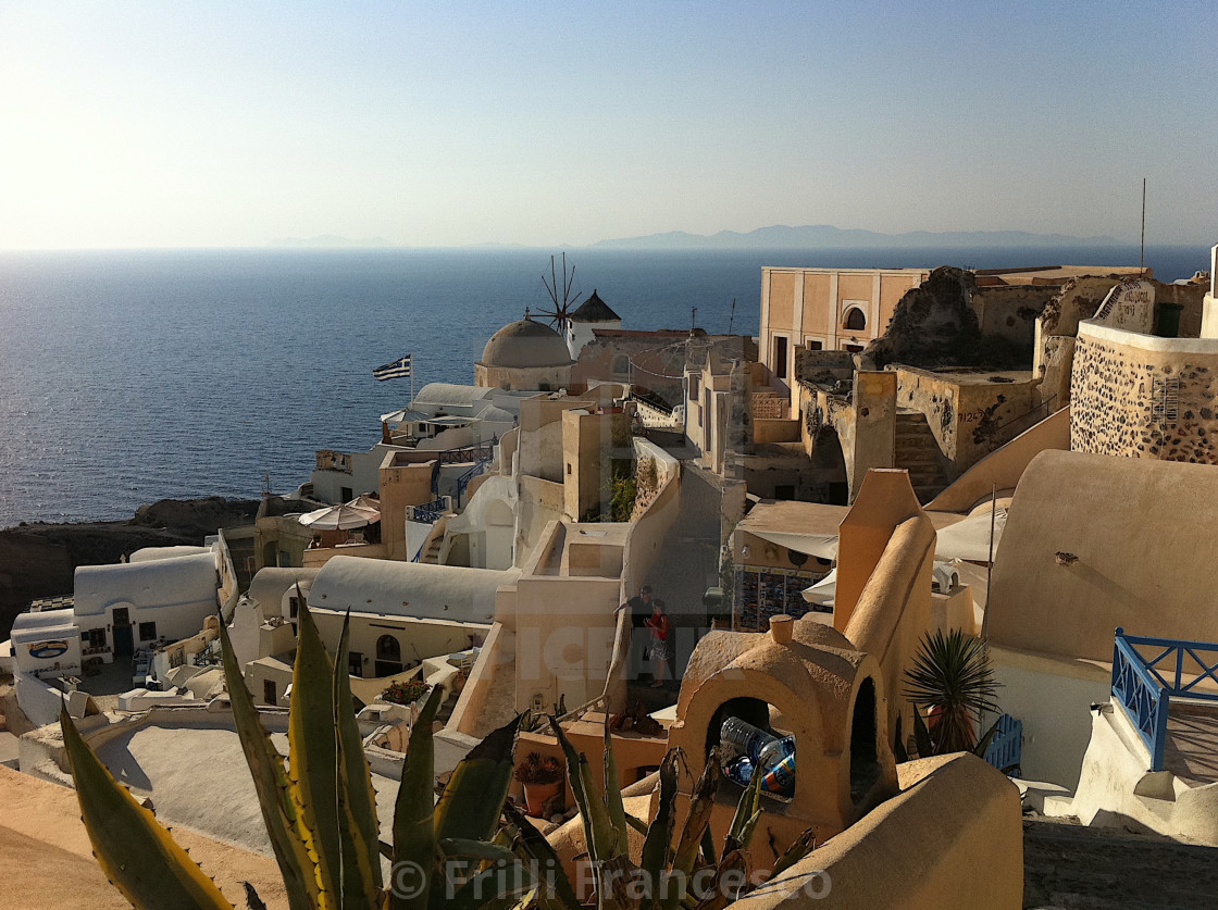 "Santorini Oia" stock image