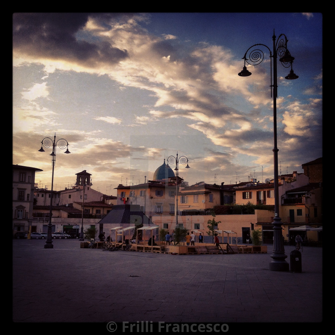 "Florence, Sant'Ambrogio" stock image