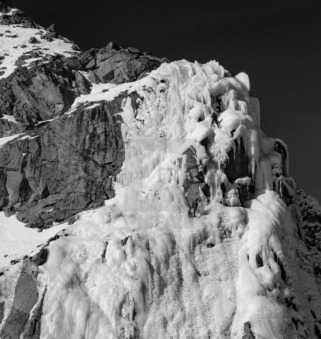 "Glacier climber II" stock image