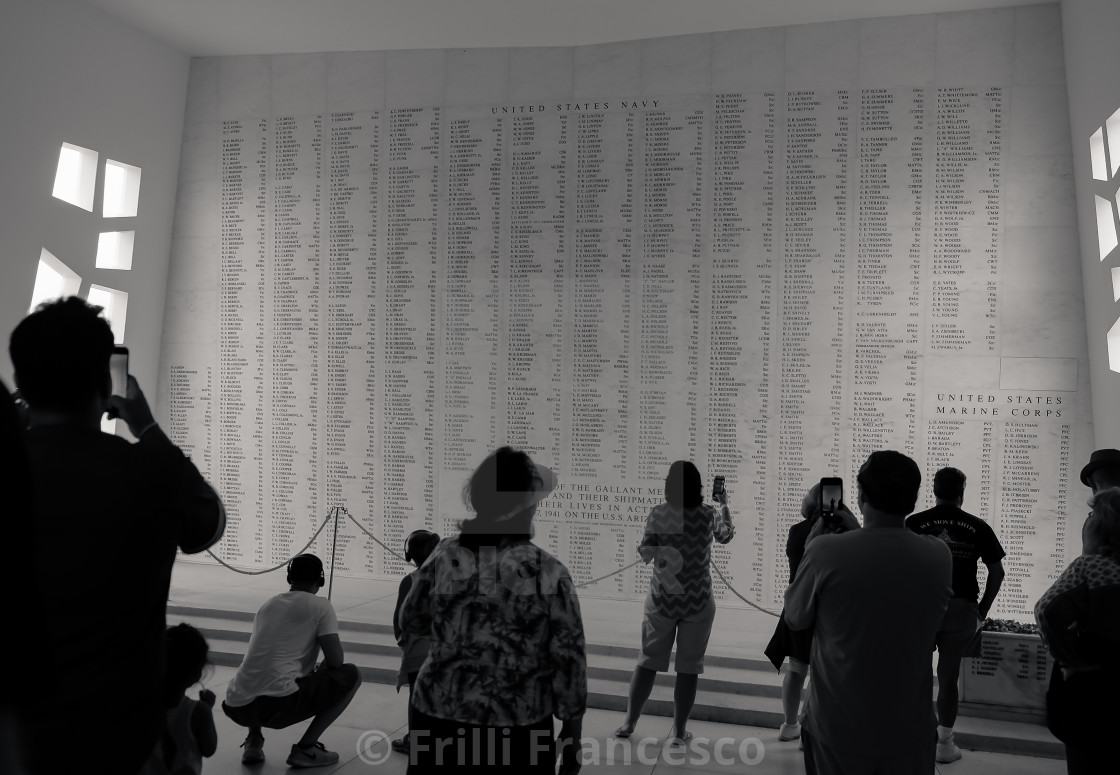 "USS Arizona Memorial - Pearl Harbor" stock image