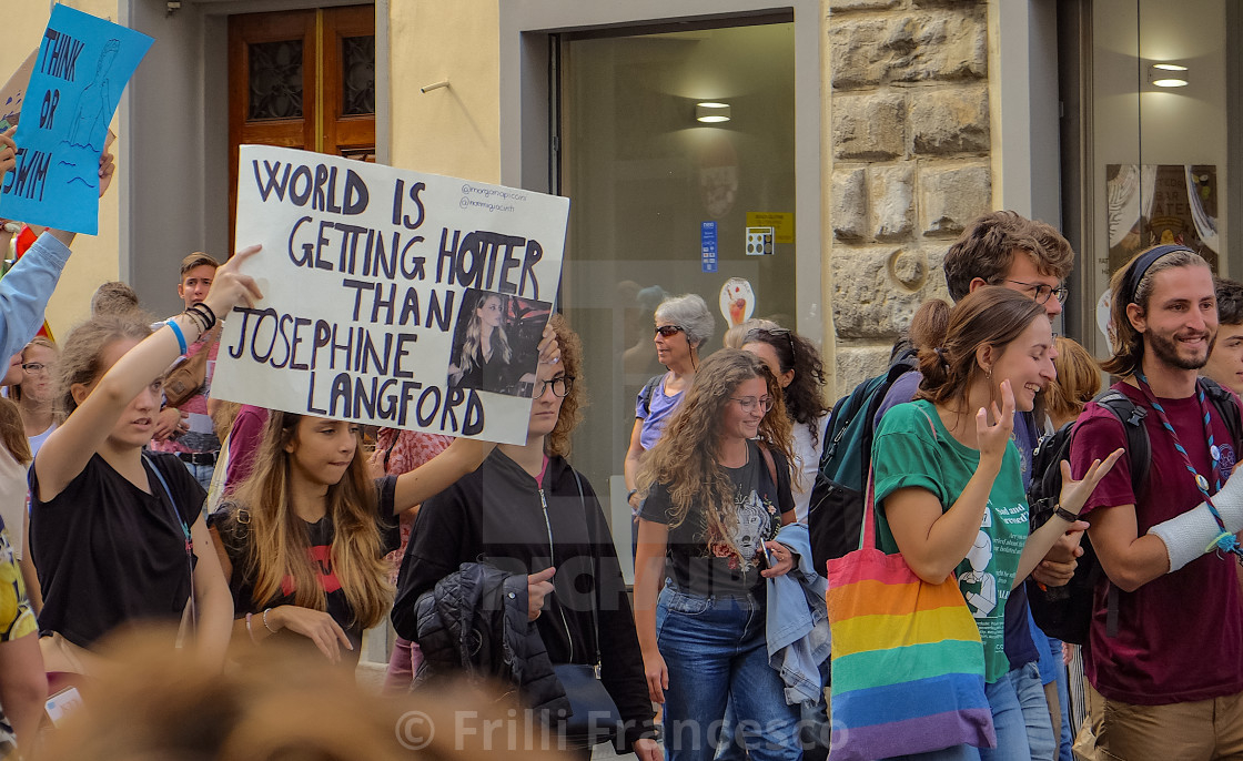 "World is gettin hotter than..." stock image