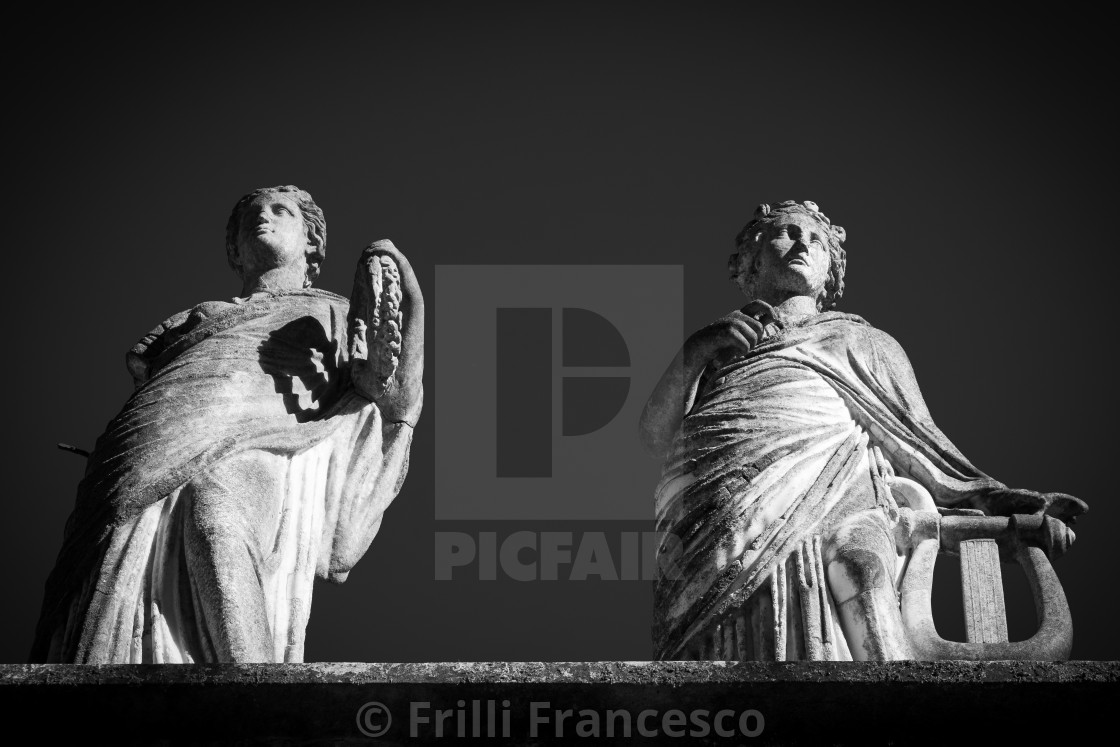 "Statues II" stock image