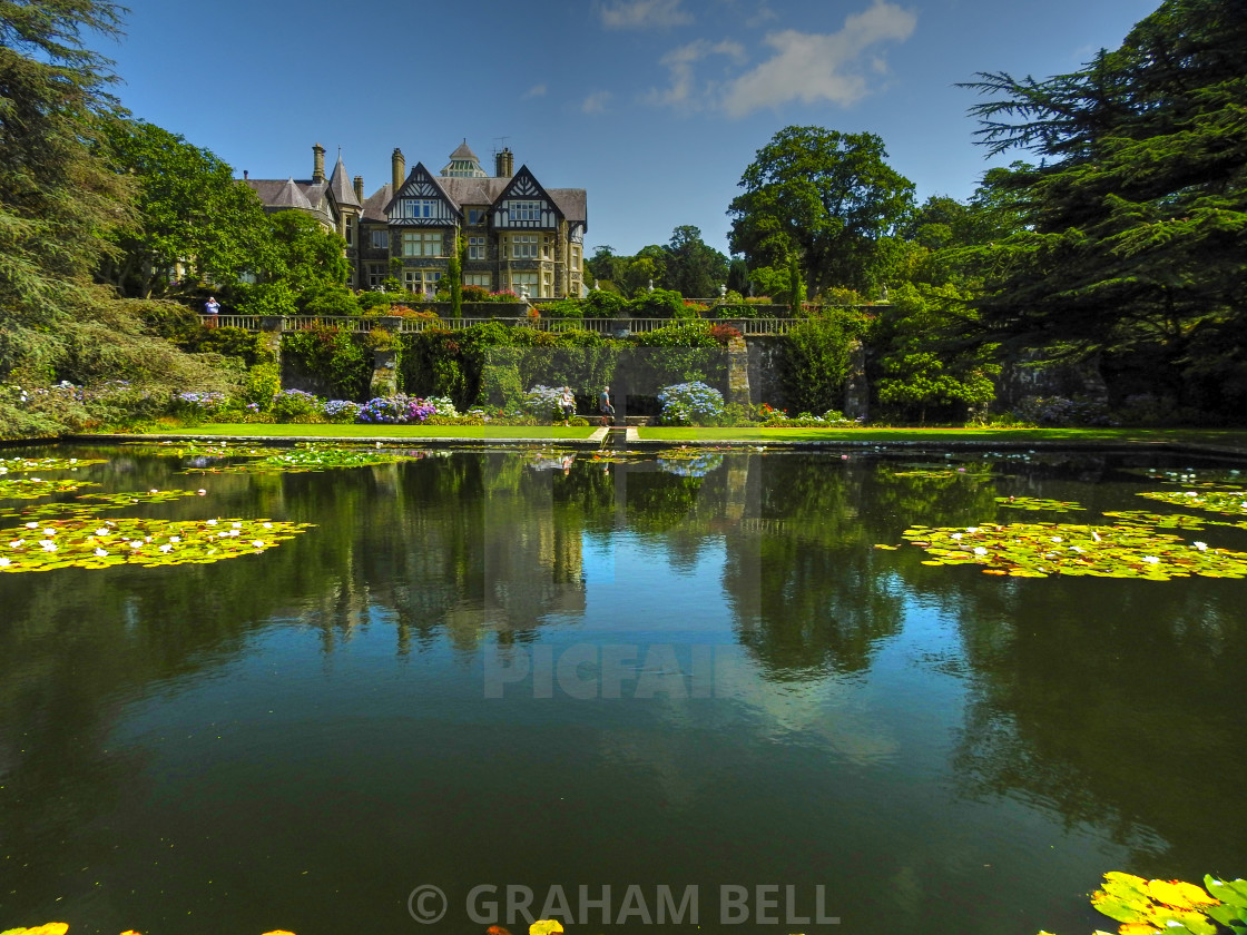 "Bodnant Gardens" stock image