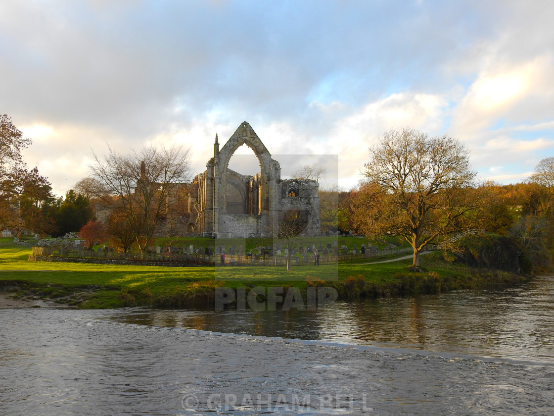 "Bolton Abbey" stock image