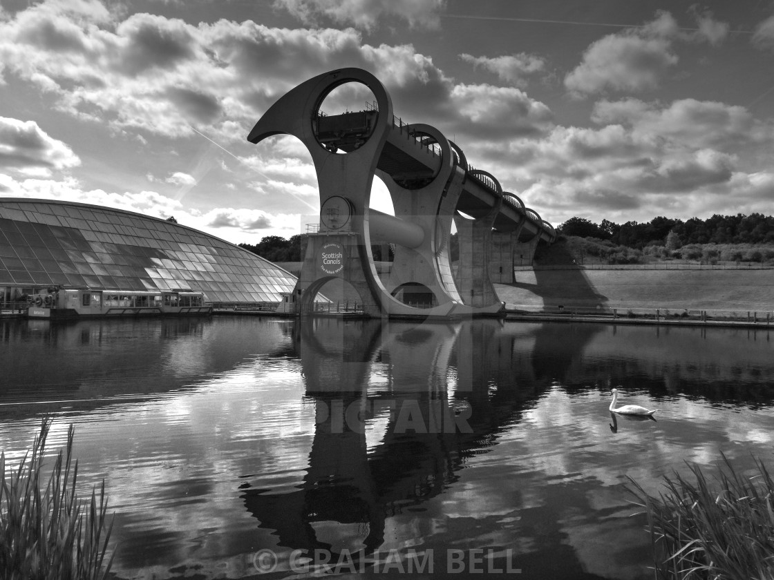 "The Falkirk Wheel" stock image