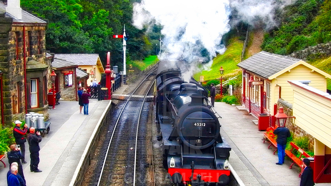 "GOATHLAND STATION" stock image