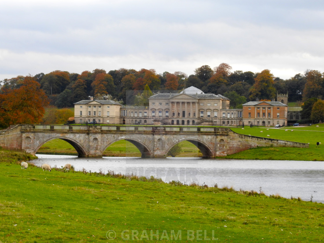 "KEDDLESTON HALL" stock image