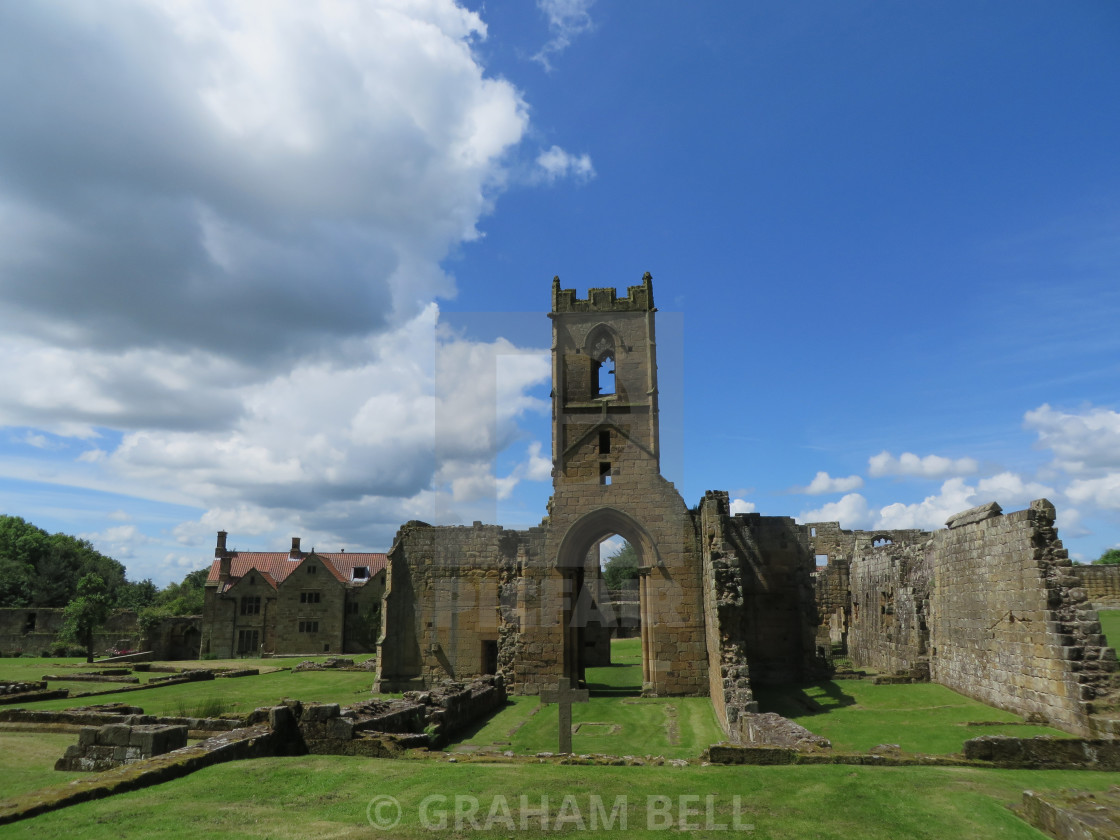 "MOUNT GRACE PRIORY" stock image