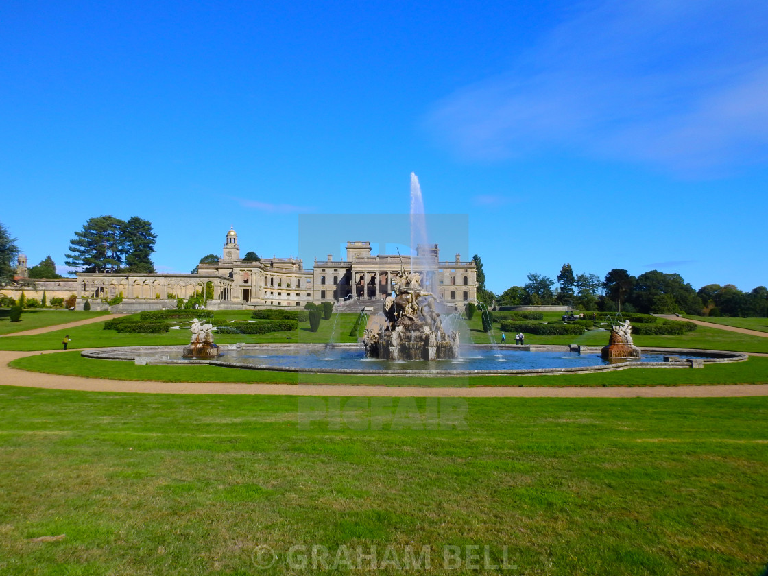 "WITLEY COURT AND GARDENS" stock image