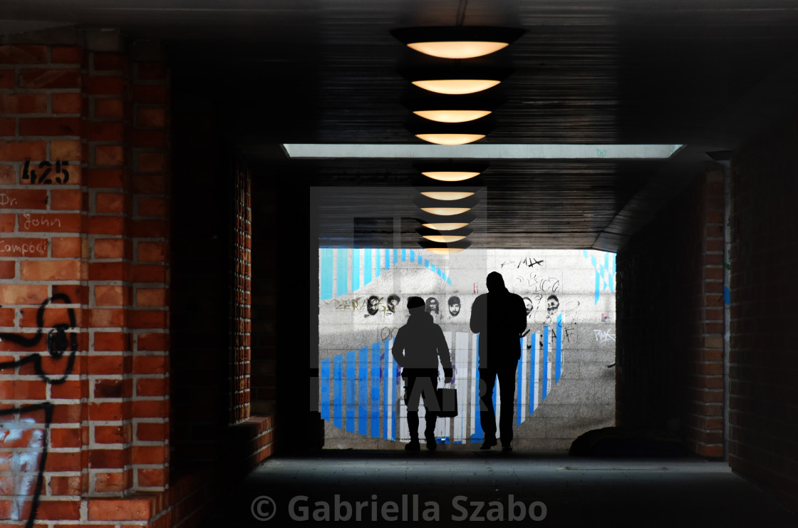 "in underpass" stock image