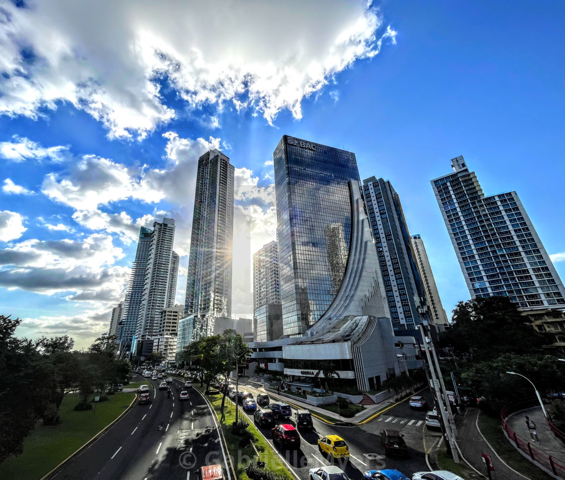 "Panama City in Its Glory" stock image