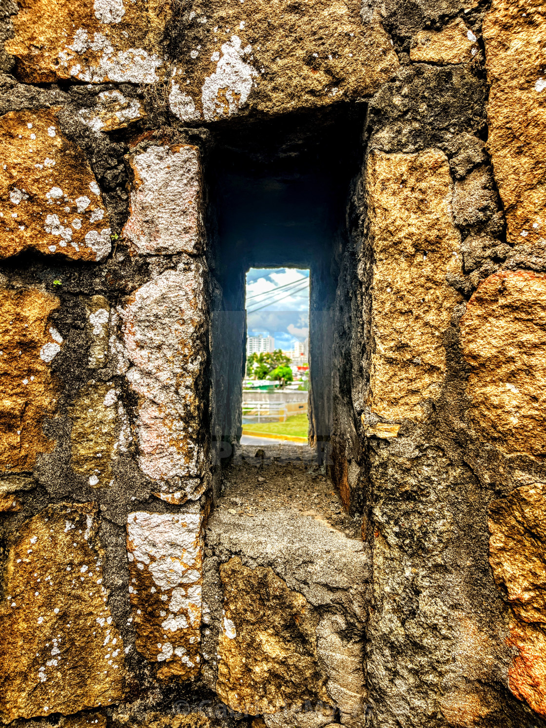 "Window Into the Present, 2023" stock image