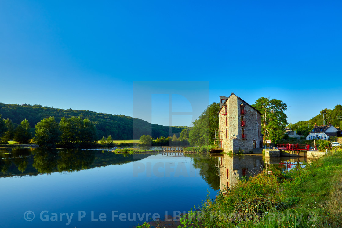 "La Villaine River" stock image