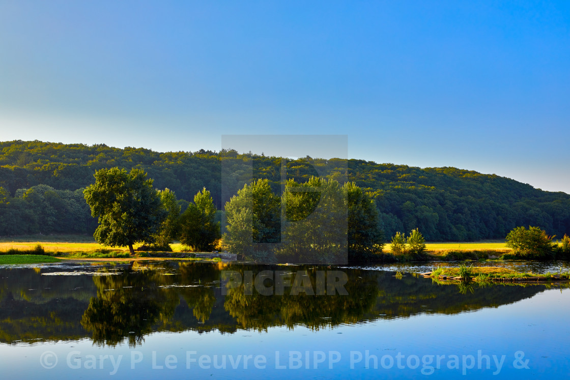 "La Villaine River" stock image