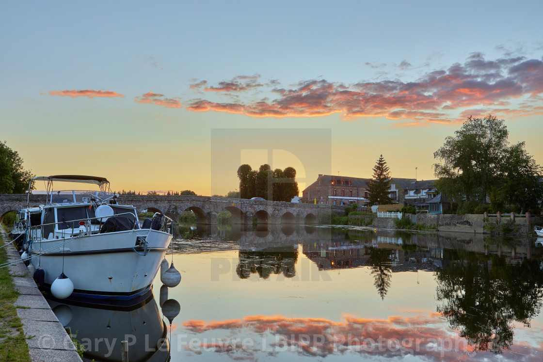 "Pont Rean, Bridge" stock image