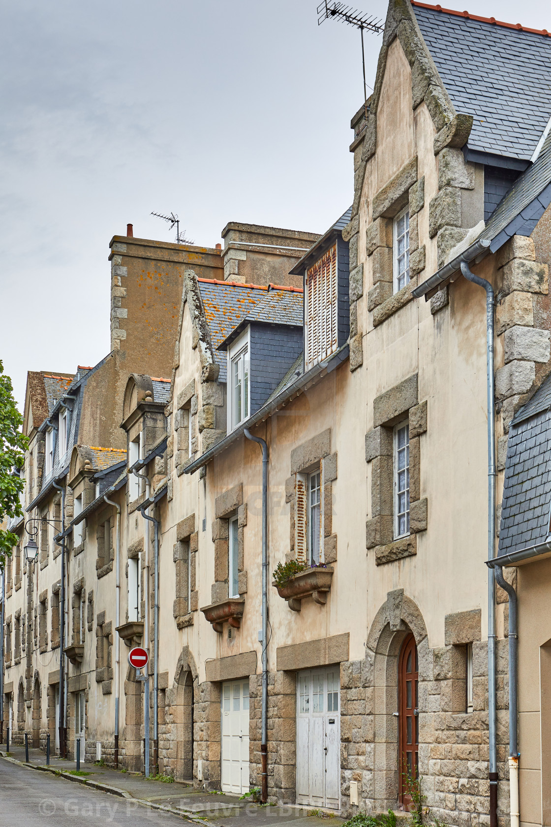 "Saint Servan Street" stock image