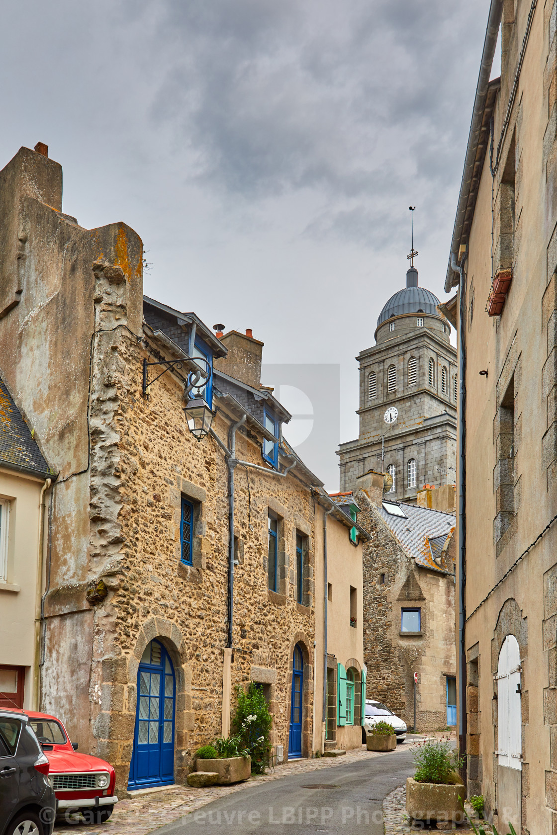 "Saint Servan Street" stock image