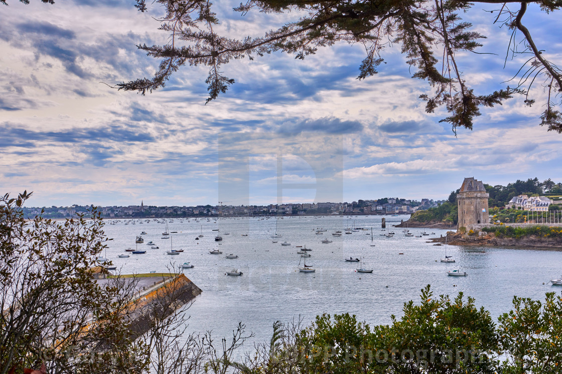 "St Servan Bay" stock image