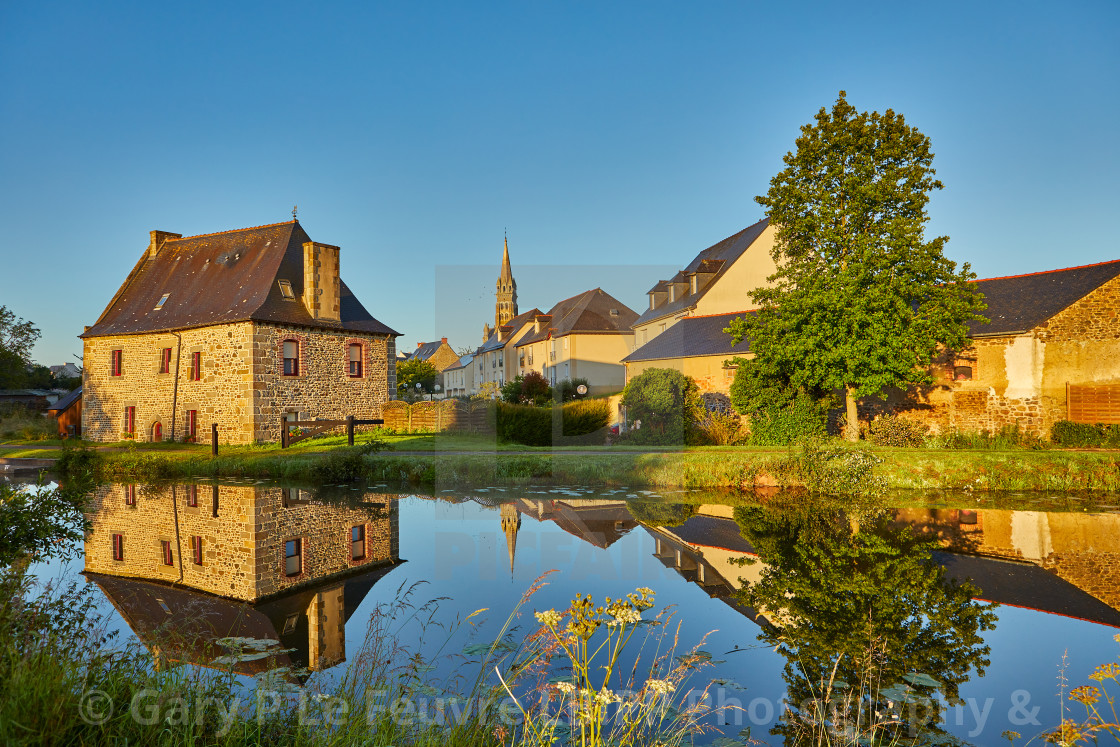 "Tinteniac, France" stock image