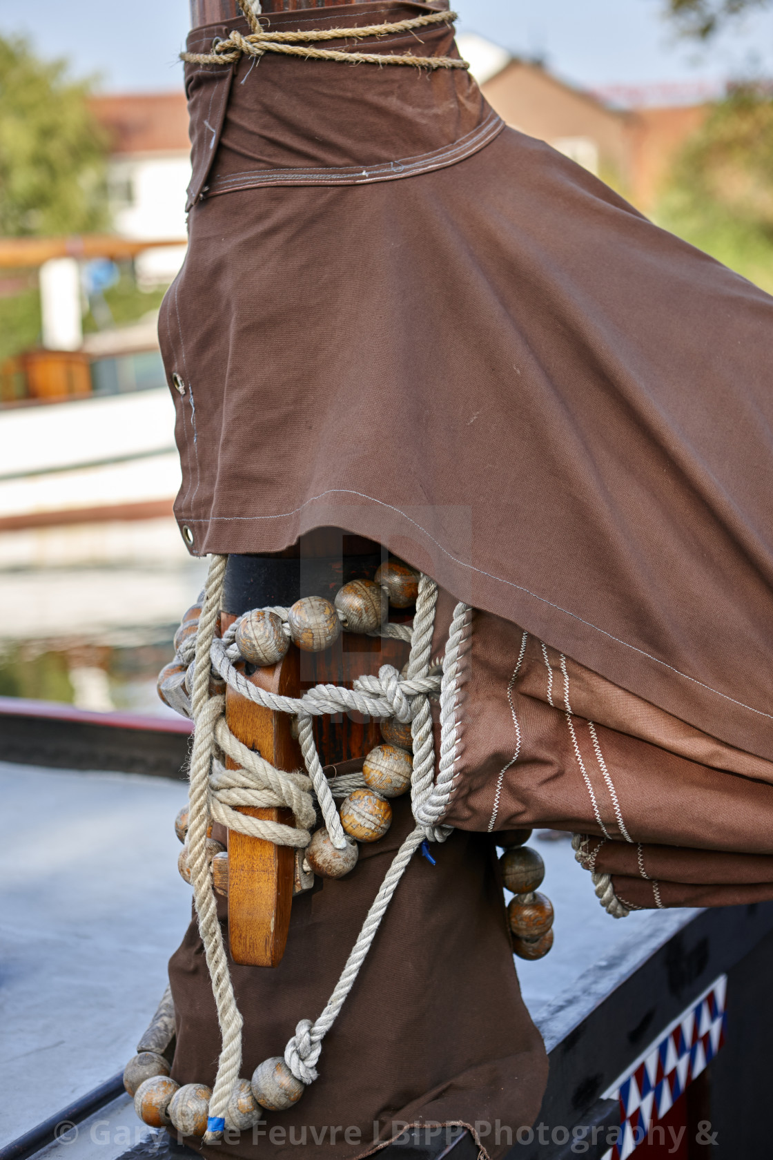 "Base of sailing boats mast" stock image