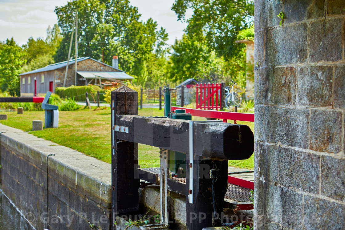 "Canal d'ille et Rance" stock image