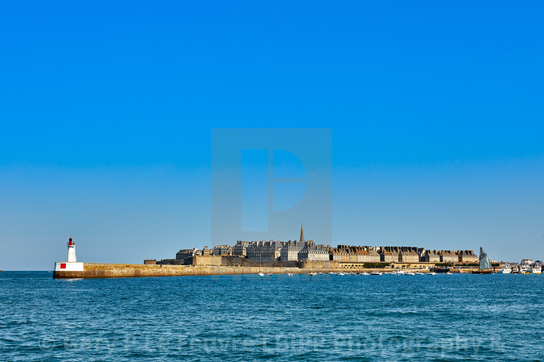 "St Malo" stock image