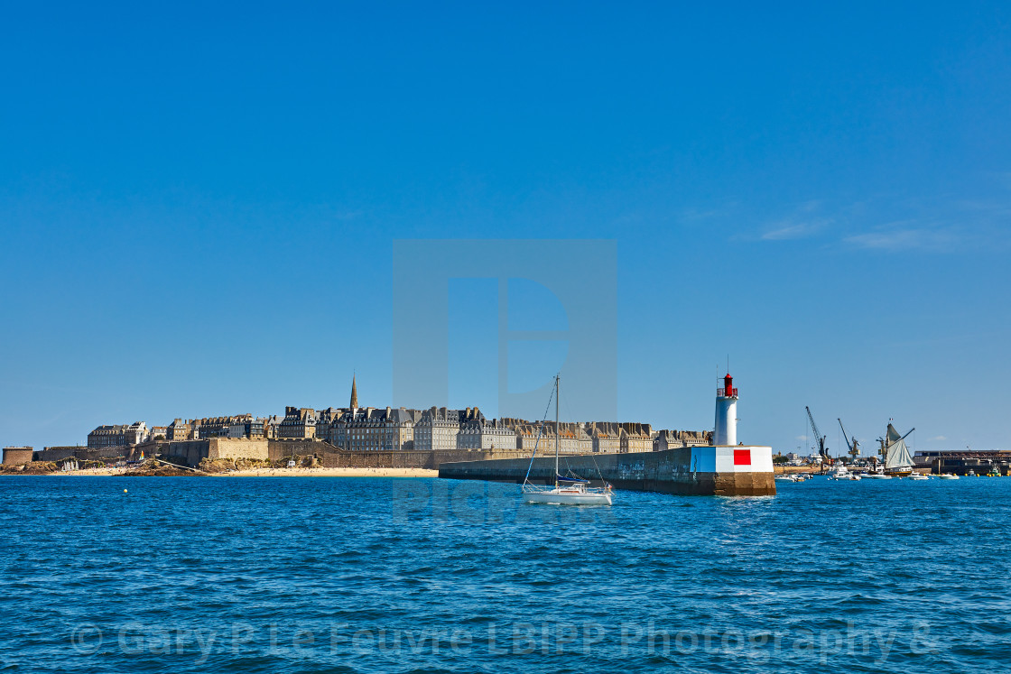 "St Malo" stock image