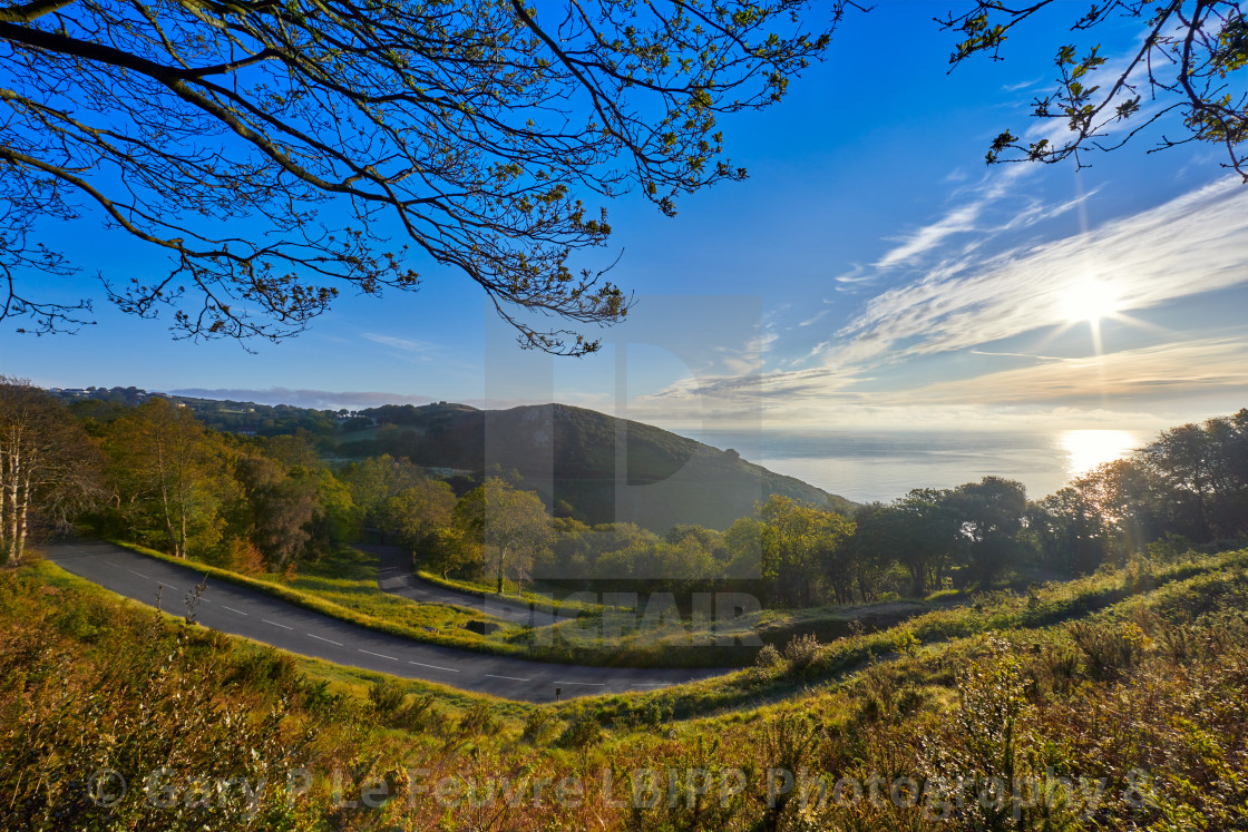 "Bouley Bay Hill" stock image