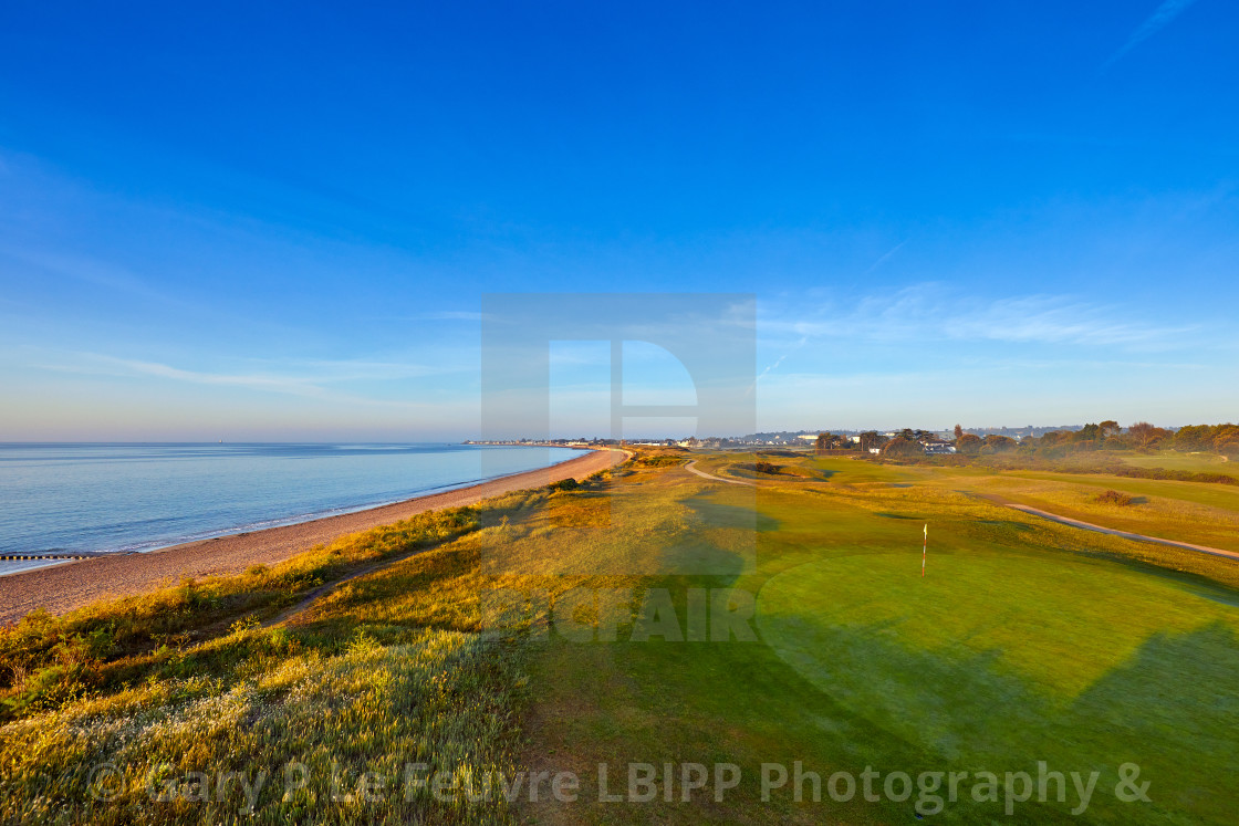 "Grouville Bay" stock image