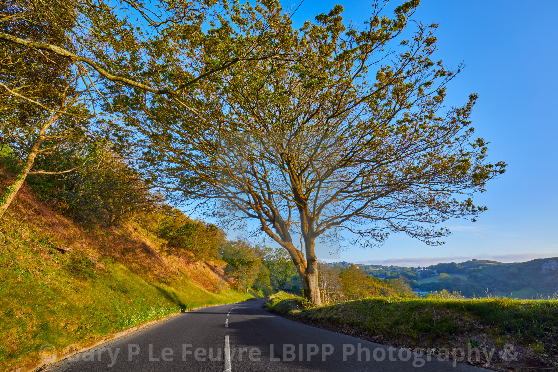 "Bouley Bay Hill" stock image