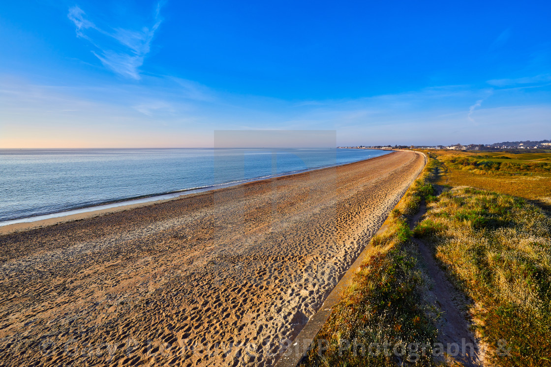 "Grouville Bay" stock image