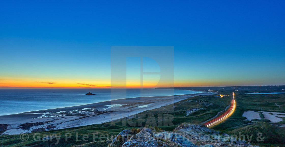 "St Ouens Bay" stock image