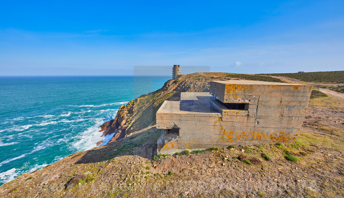 "German WW2 bunkers" stock image