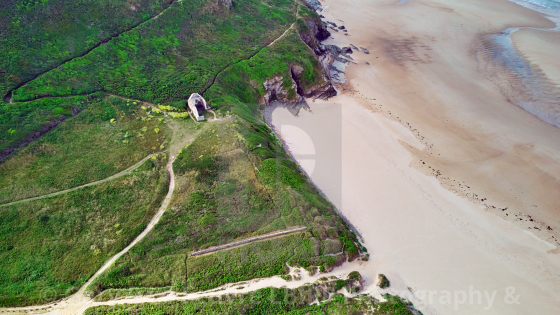 "Ville Eglise, Carteret" stock image