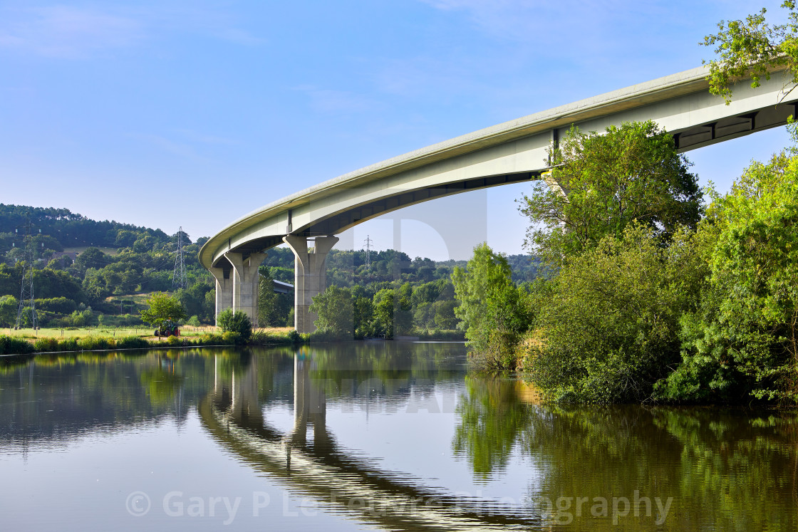 "River Vilaine" by Gary P Le Feuvre, Photography - £65.00 "River Vilaine" stock image