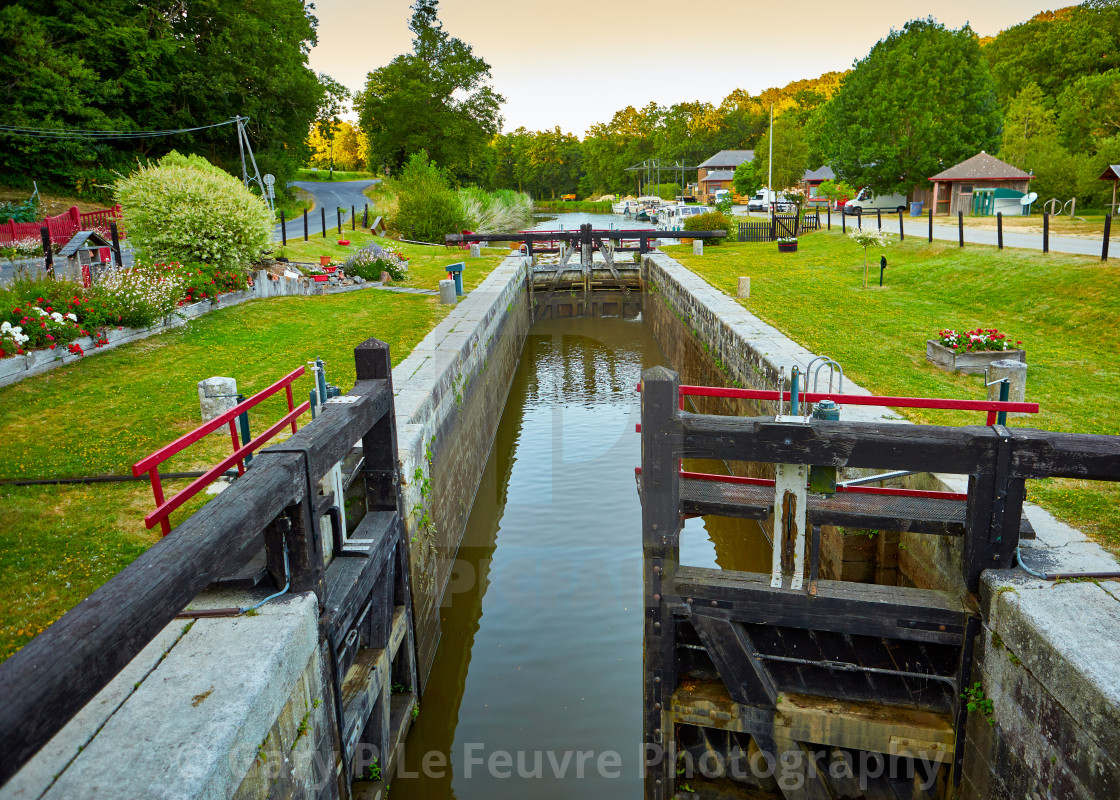 "Saint Germain sur ille" by Gary P Le Feuvre, Photography - £65.00 "Saint Germain sur ille" stock image