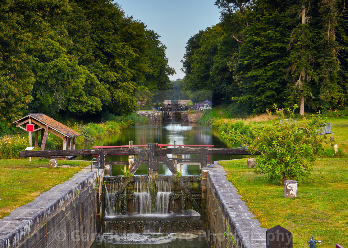 "Canal d'ille et Rance" by Gary P Le Feuvre, Photography - £65.00 "Canal d'ille et Rance" stock image