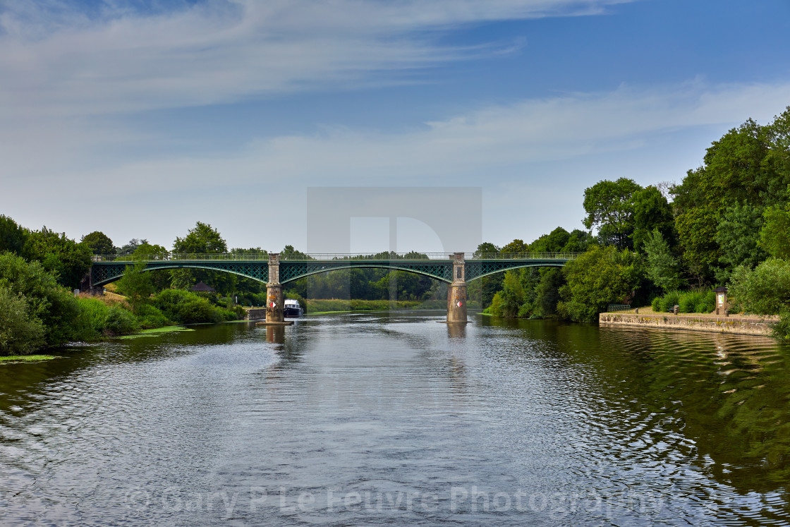 "River Vilaine, Port de Roche" by Gary P Le Feuvre, Photography - £65.00 "River Vilaine, Port de Roche" stock image